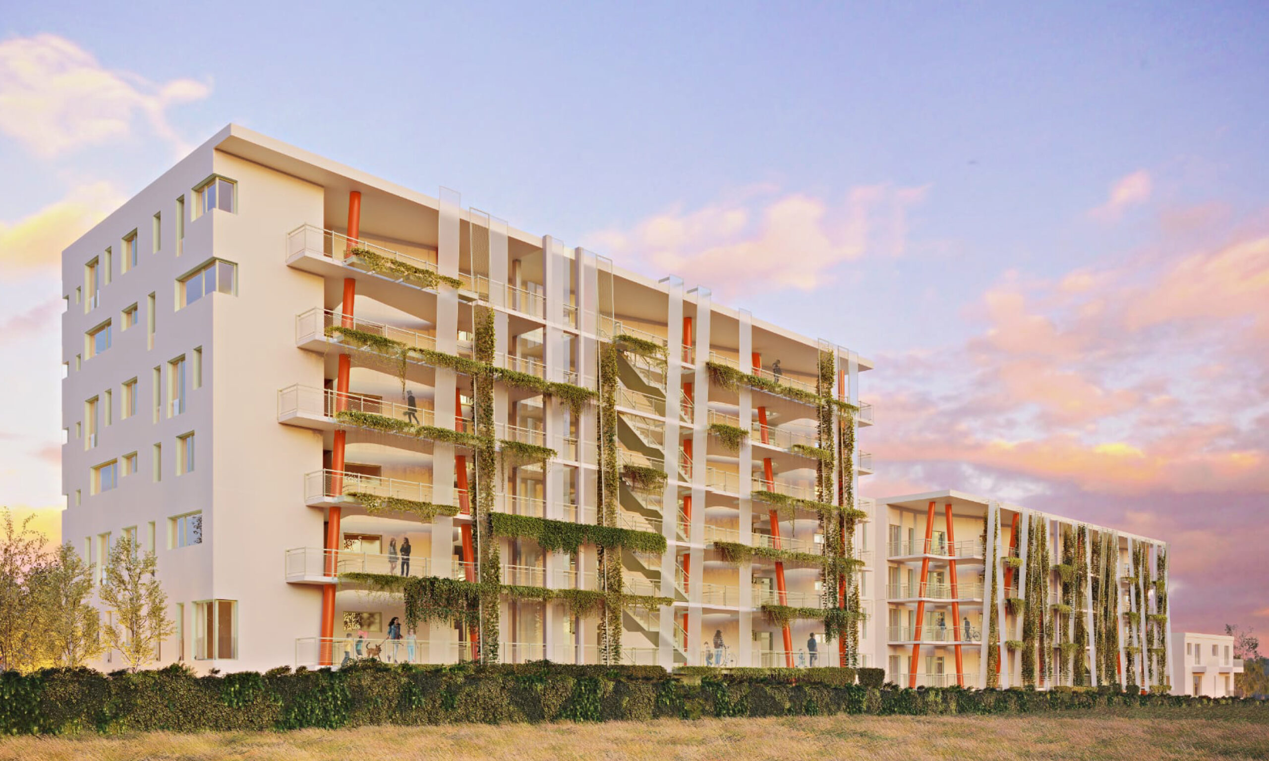 Detaliu finisaje contemporane în apartamentele 303 by Rădăcini